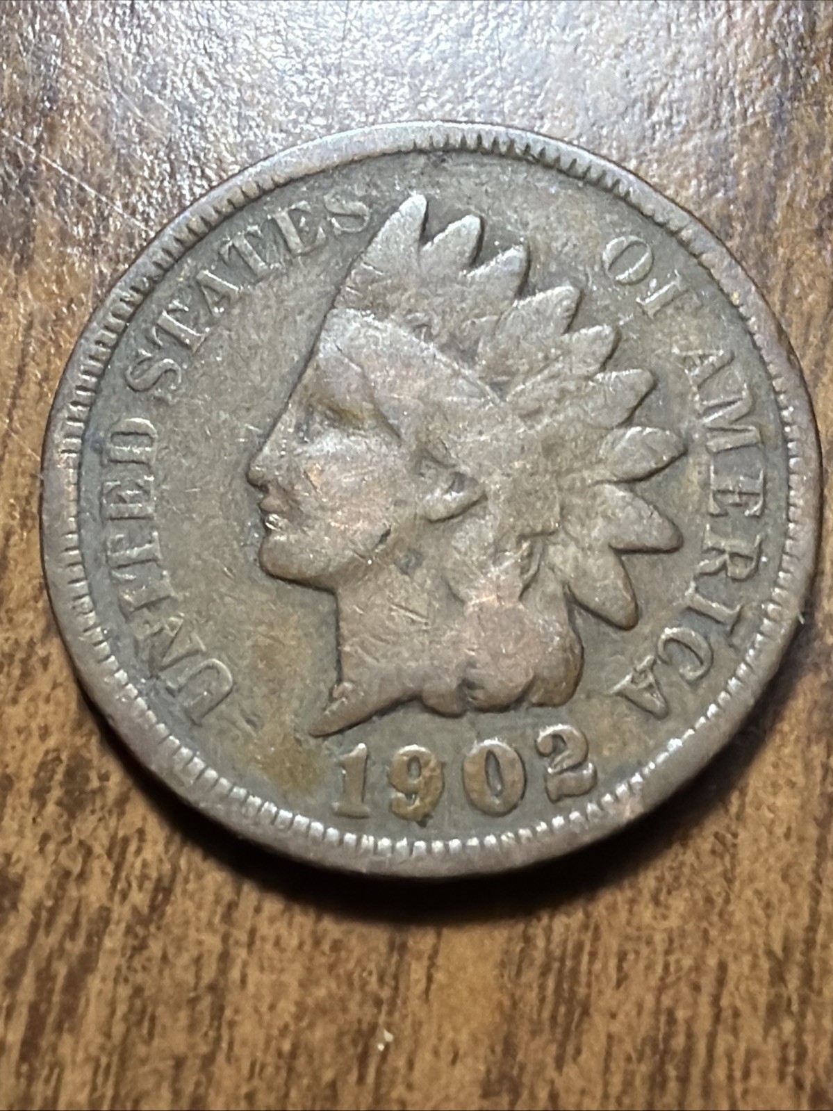 1902 Indian Head Cent Penny  Very Nice Details “Actual Coin Pictured"