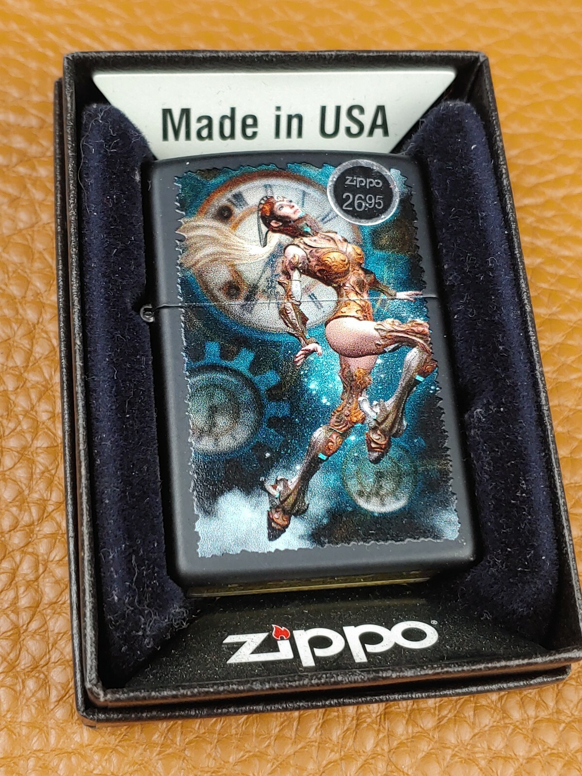 ZIPPO 28670 STEAMPUNK AVIATOR on Black Lighter - NEW in Box - APR (D) 2015