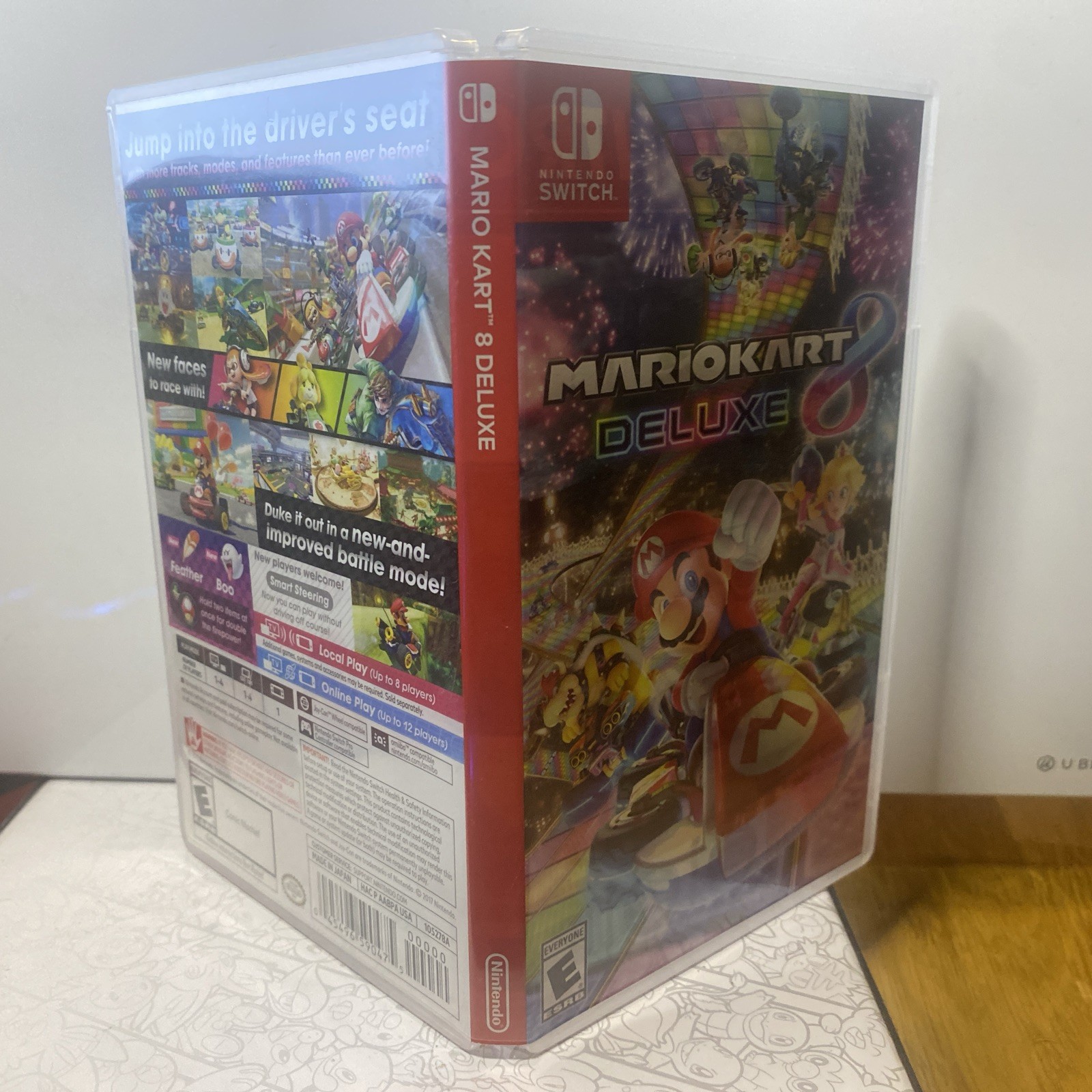 Replacement Case ONLY Mario Kart 8 Deluxe Box NO GAME