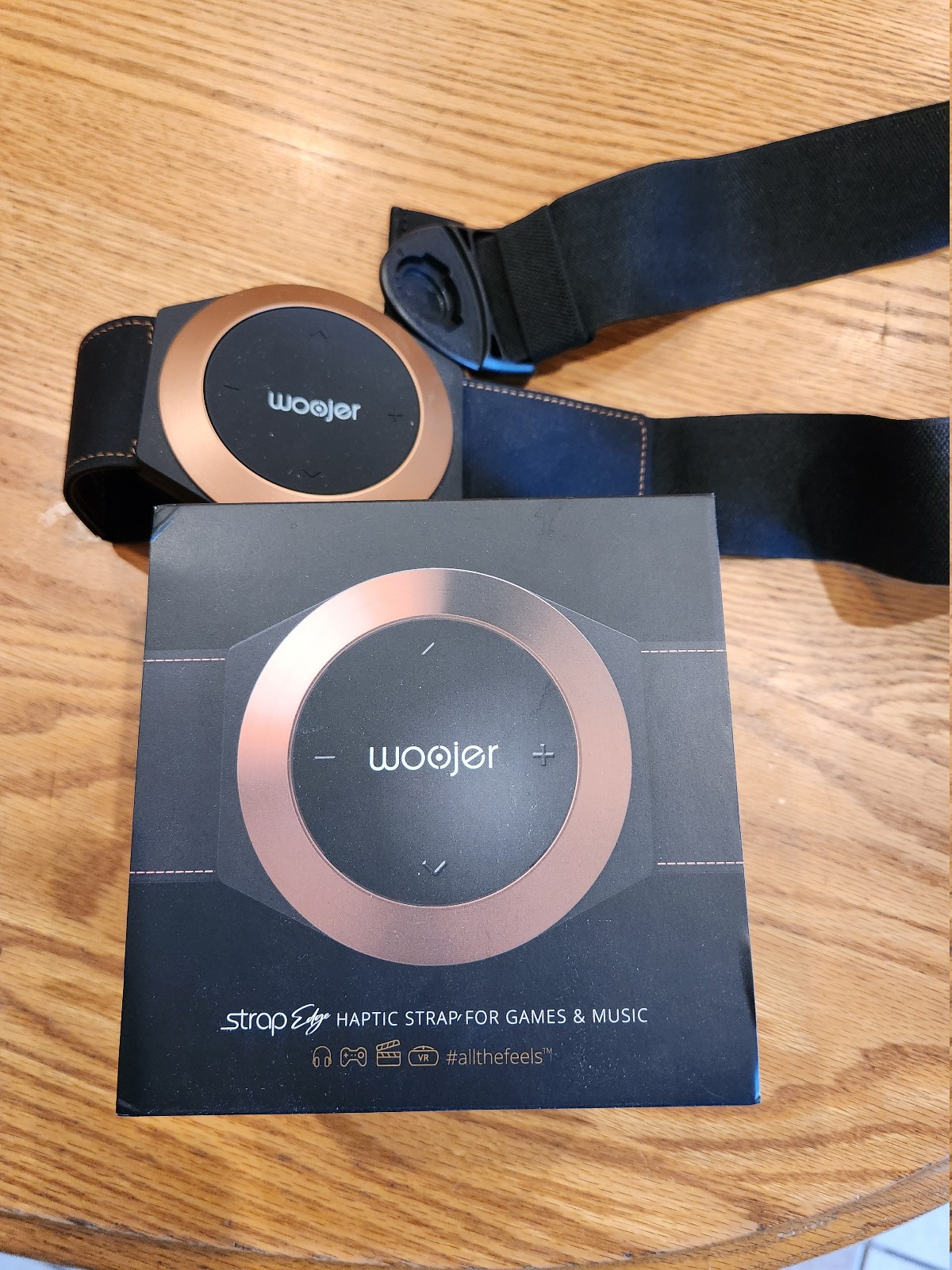 Woojer Strap Edge Haptic Feedback VR Bluetooth WJRSE101 Woojer game audio