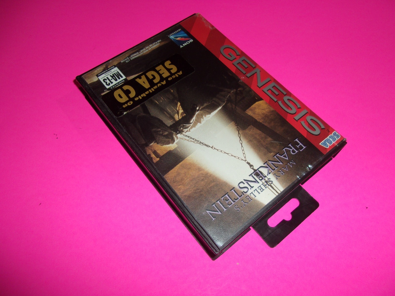 Mary Shelley's Frankenstein Case (SEGA Genesis) Authentic BOX ONLY