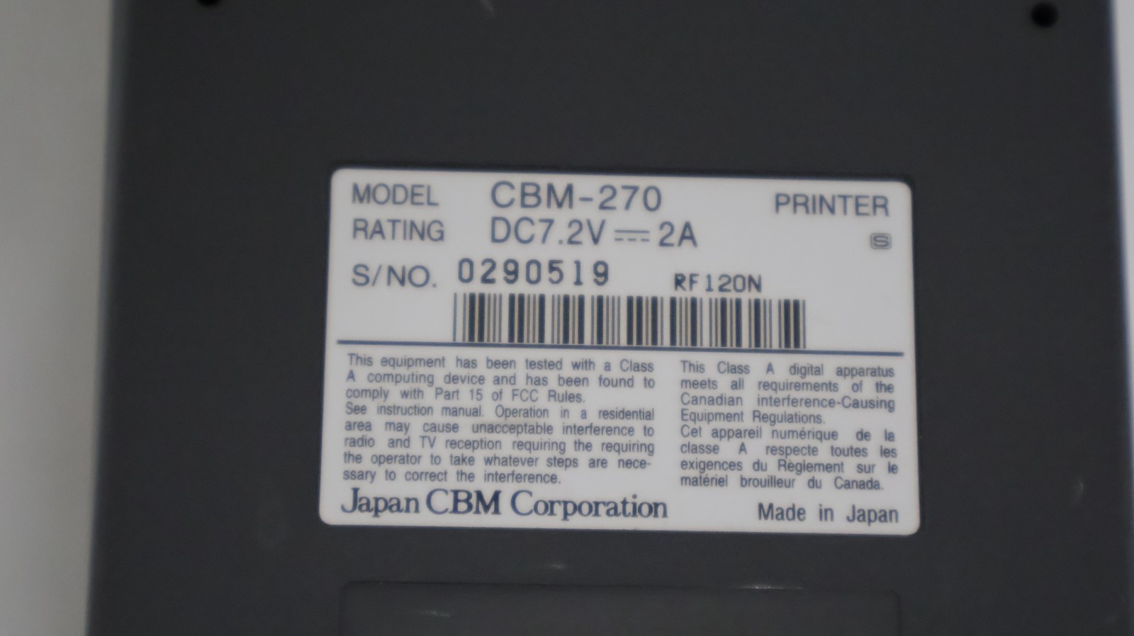 Tellermate CBM-270 Thermal Receipt Printer