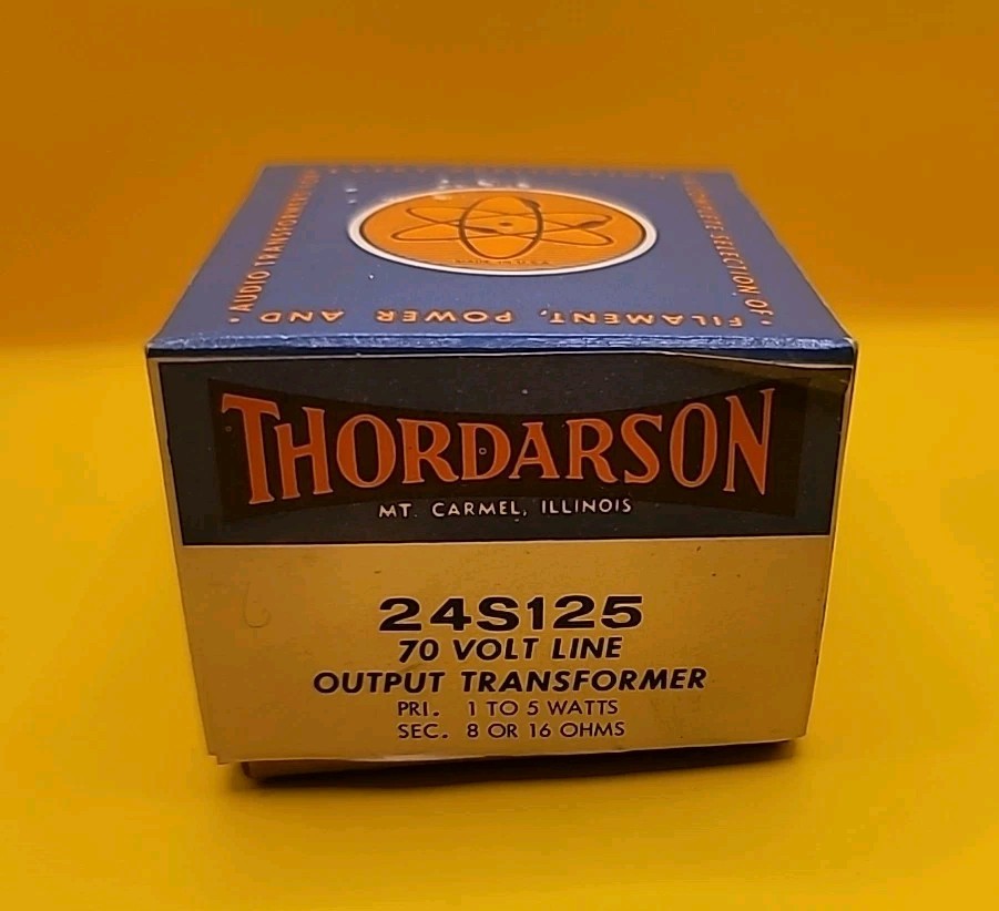 Thordarson  24S125 70 Volt Line Output Transformer New Old Stock