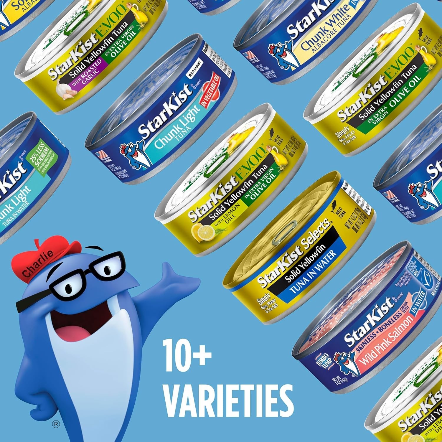 StarKist Solid White Albacore Tuna in Water, 5 oz (24 Pack) Canned Tuna Fish,