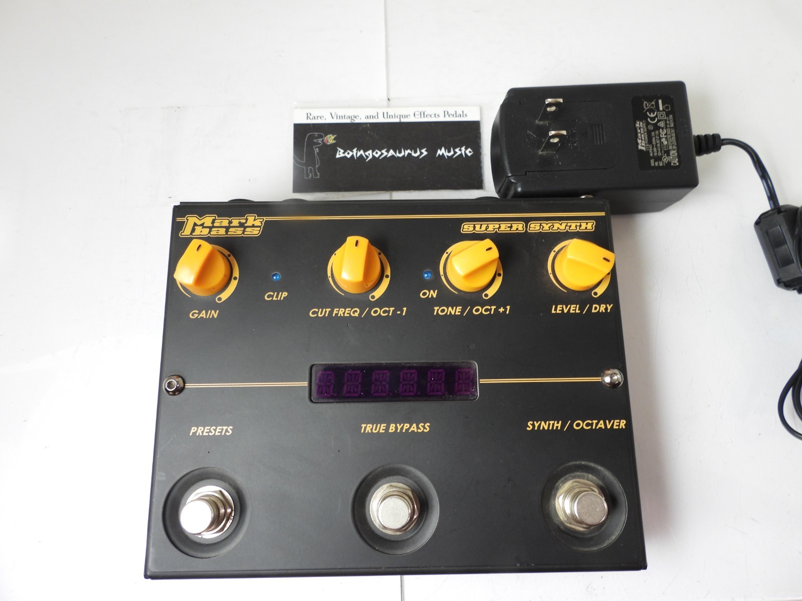 Markbass Super Synth Bass Synthesizer/Octave Effects Pedal w/Power Supply