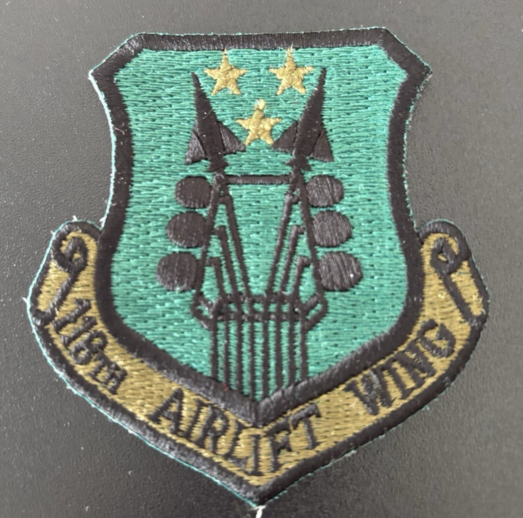 USAF air force 118th Airlift Wing Nashville Tennessee Air Guard Embroidered Patc