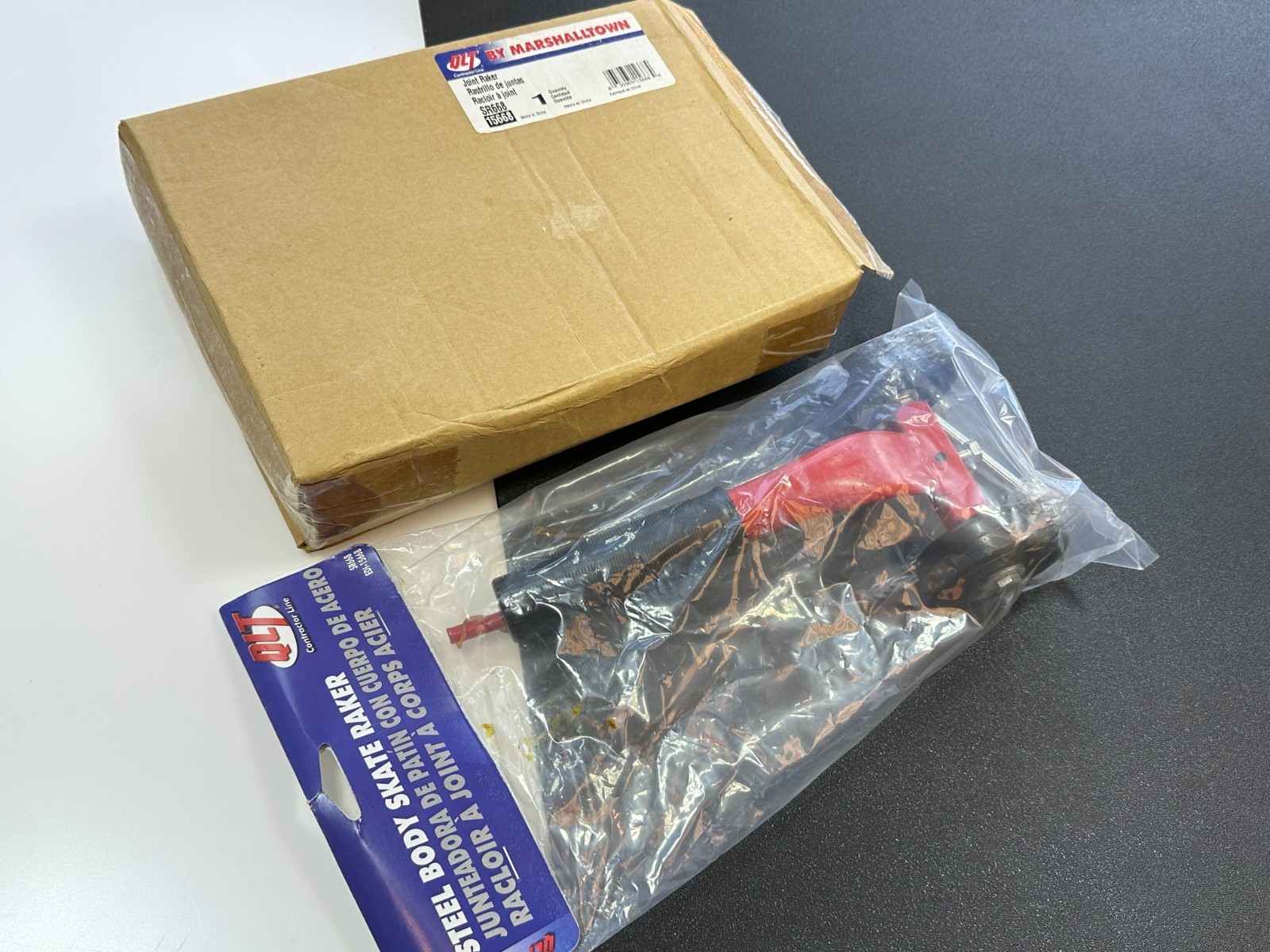 NEW Marshalltown USA SR668 Steel Body Skate Raker, Soft Grip