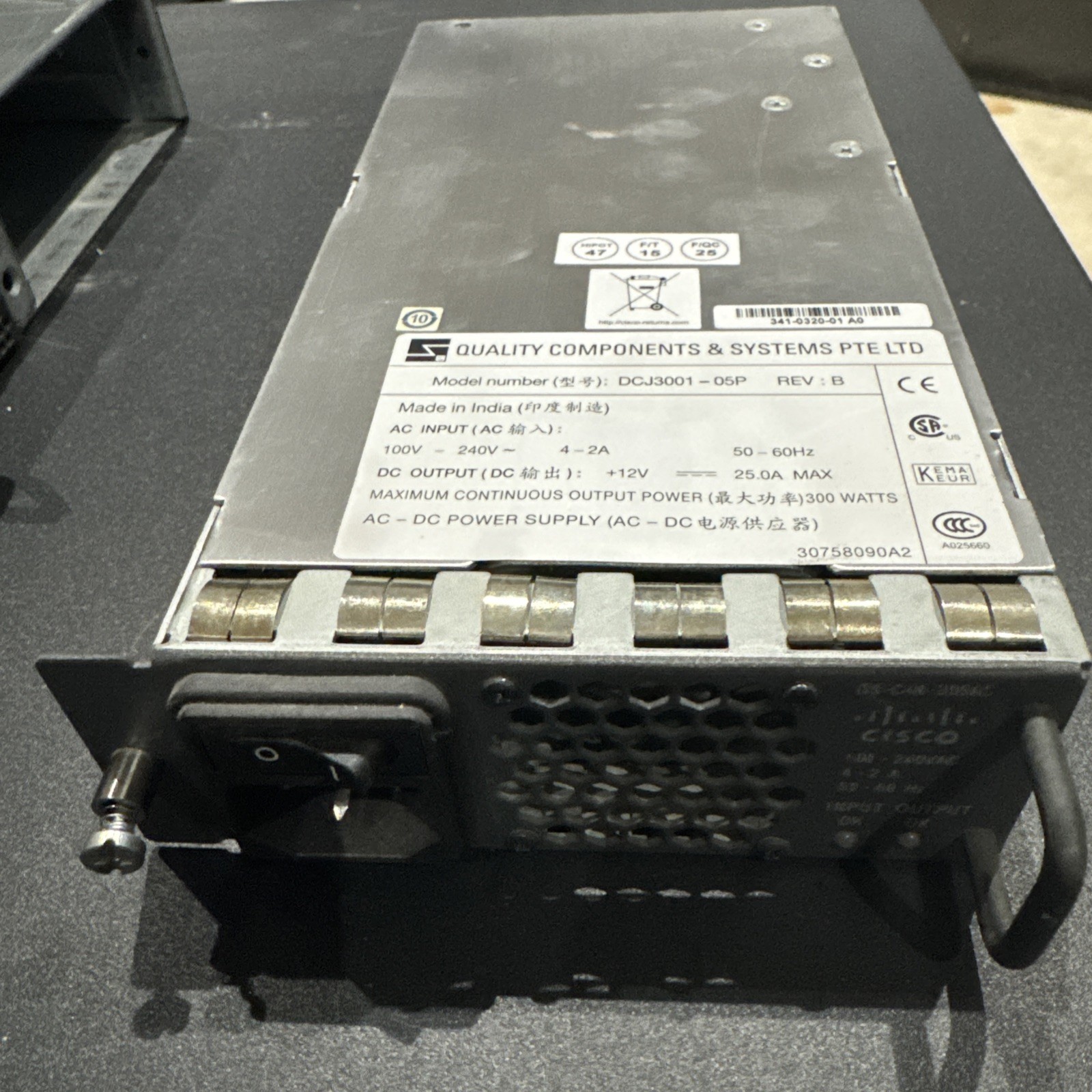 Cisco DS-C48-300AC Power Supply