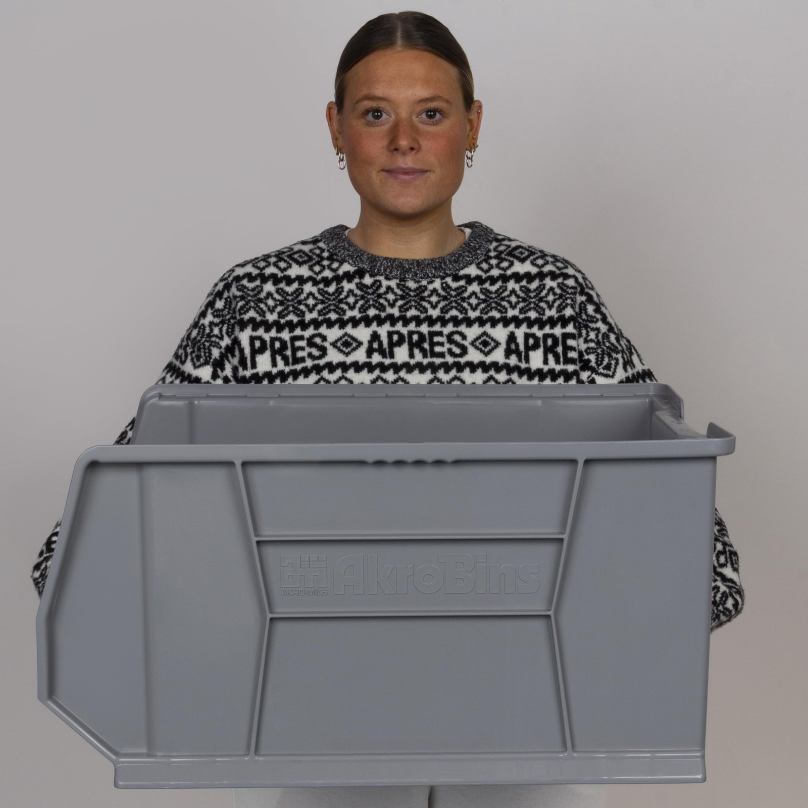 Akro-Mils 30289 Super-Size Akrobins Plastic Storage Bins Space-Saving Stackable