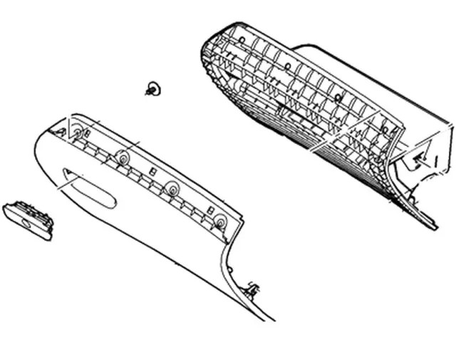 Genuine Ford Glove Box Assembly EB5Z-78060T10-AA