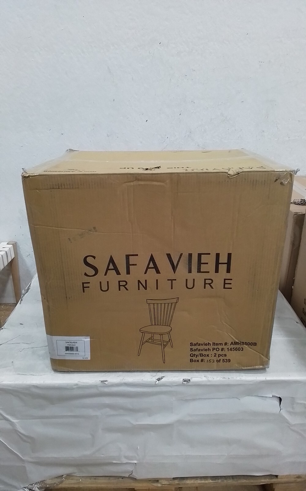 Safavieh PARKER SPINDEL SIDE CHAIR, Reduced Price 2172734122 AMH8500B