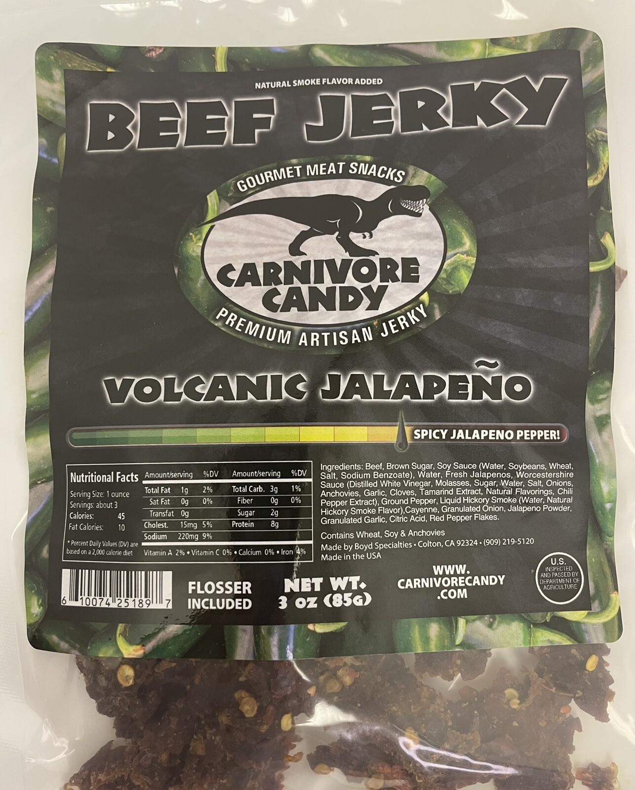 Beef Jerky Bundle of 4 SPICY HOT varieties. Carnivore Candy. Brisket.