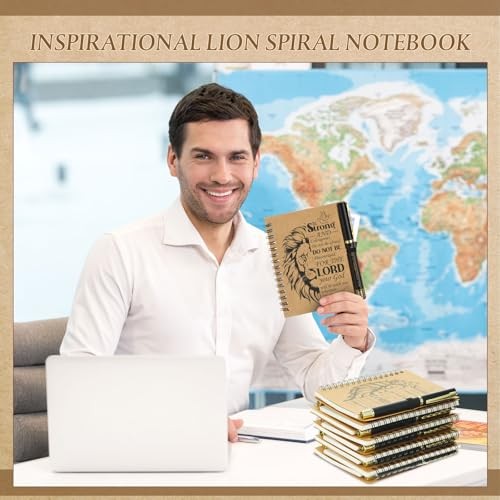 10 Sets Christian Gifts Bulk for Men Include Christian Notebook with