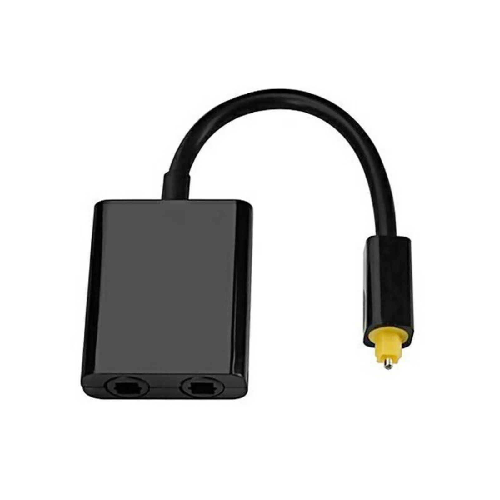 Optical Toslink Cable Splitter Adapter 1 Input Male To 2 Output Female Connector