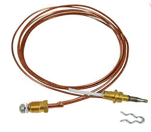 33" Dual Wire Clip-Mounted Thermocouple for Heating Systems and Fireplaces