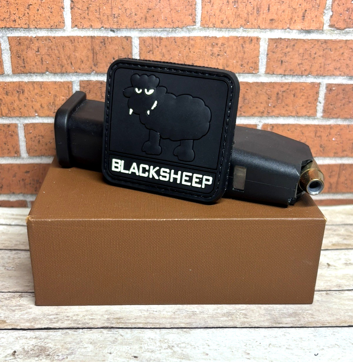 Black Sheep Tactical Morale Patch, 3D PVC Rubber Seal Recon Hook & Loop Patch