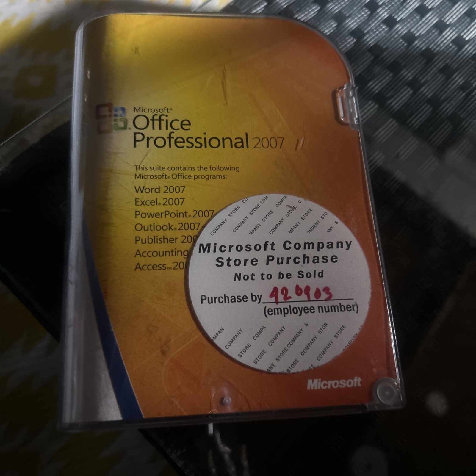 Microsoft Office Professional 2007 Academic Edition  w/ Product Key