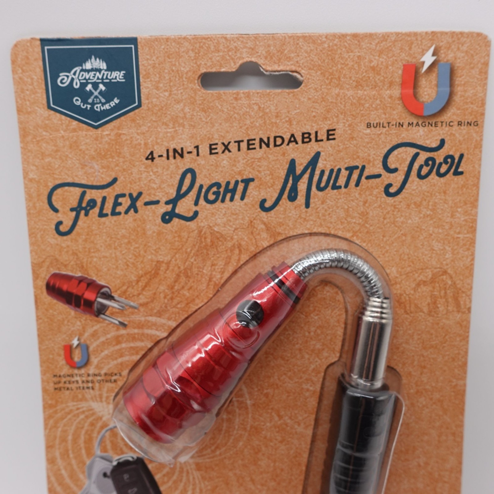 NEW Samsonico 4-in-1 Extendable Flex-Light Multi-Tool Fathers day Gift Camping