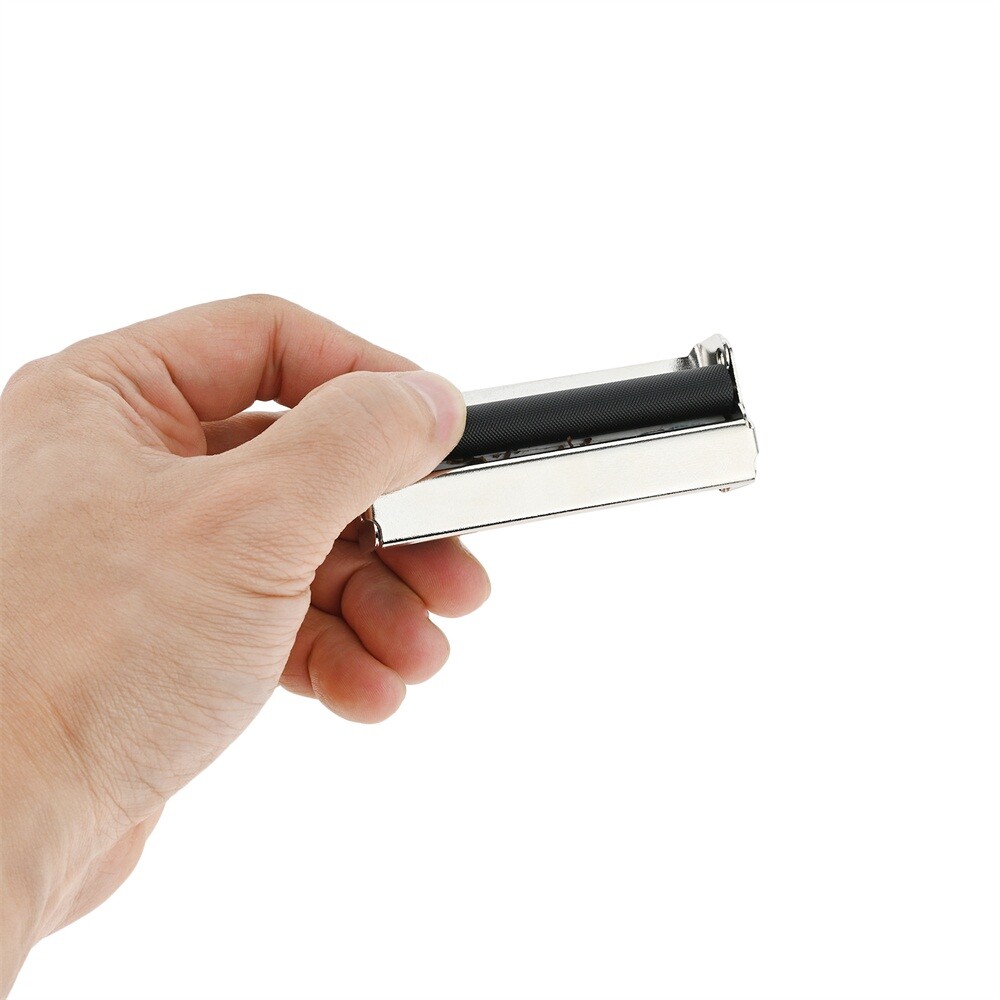 New 70mm Cigarette Roller with Lid Cigarette Maker Roller Machine Smoker Needs