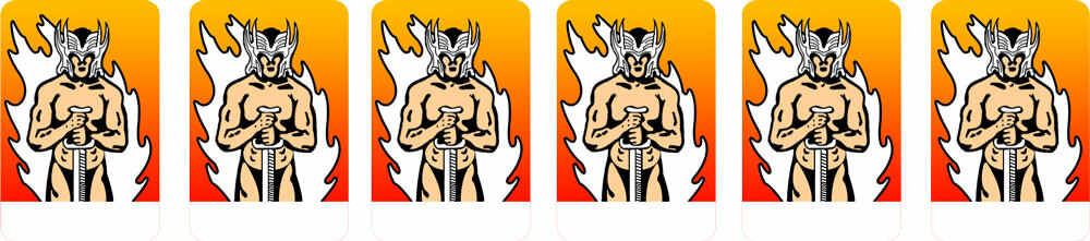 Williams Custom GORGAR Pinball machine Target decal set