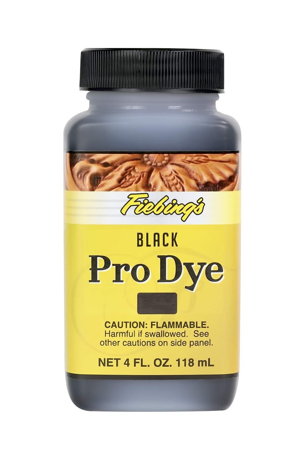 Pro Dye Leather Dye (4 Fl Oz, Black) - Alcohol-Based, Penetrating, Permanent ...