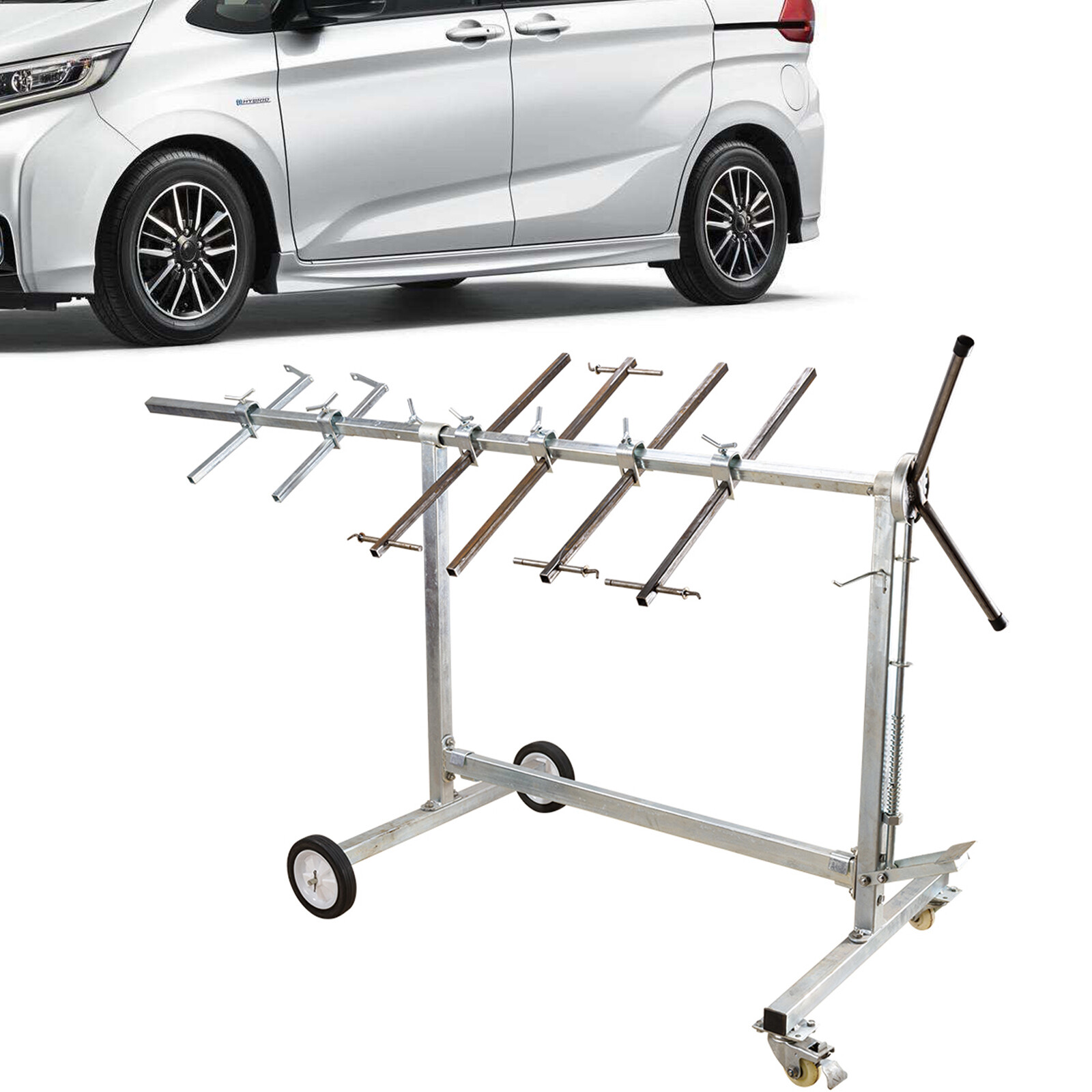 Automotive Spray Painting Rack Stand auto body Shop Paint Booth Hood Parts TOP