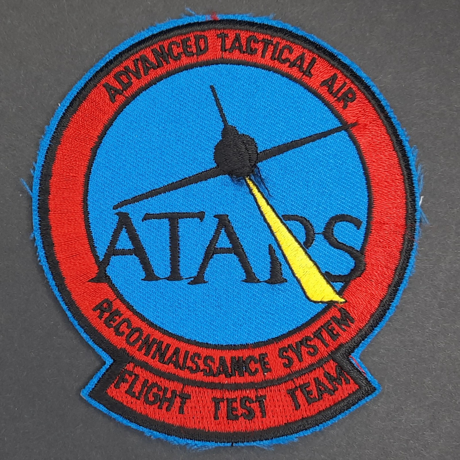 Original USAF Patch ATARS 3247 Test Squadron Air Recon System Flight Test Team