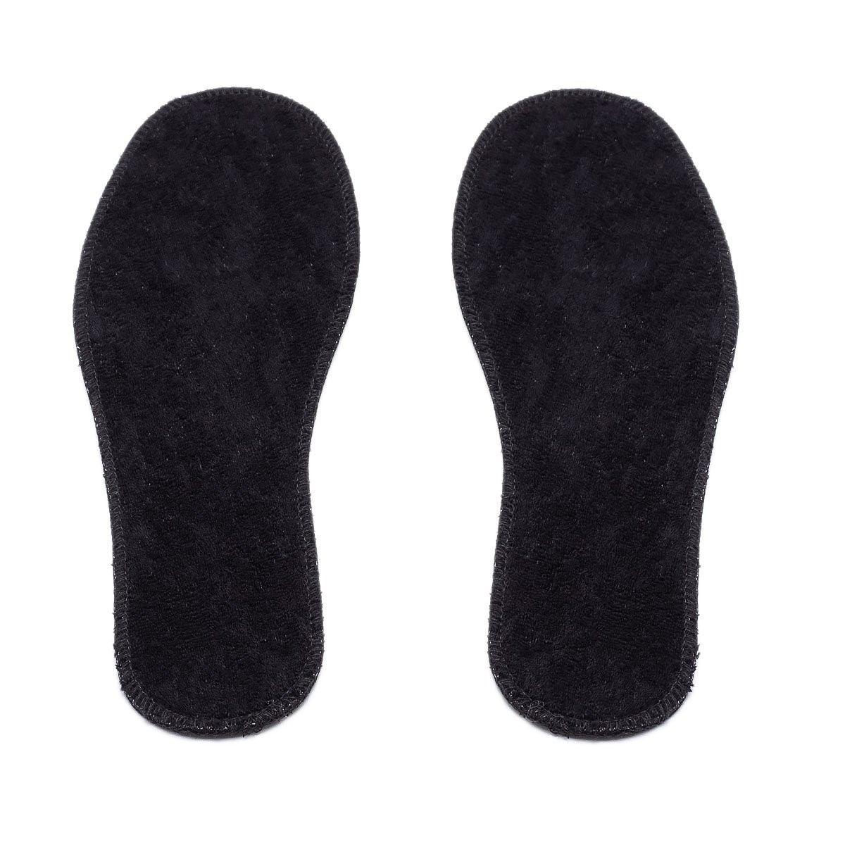 Summer Black Terry Insoles 1 Pair 6 Women