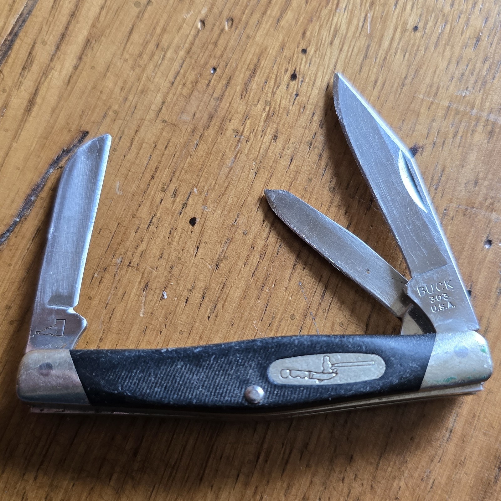 BUCK KNIVES 303 CADET 3 BLADE POCKET KNIFE STOCKMAN STYLE USA 1972-86