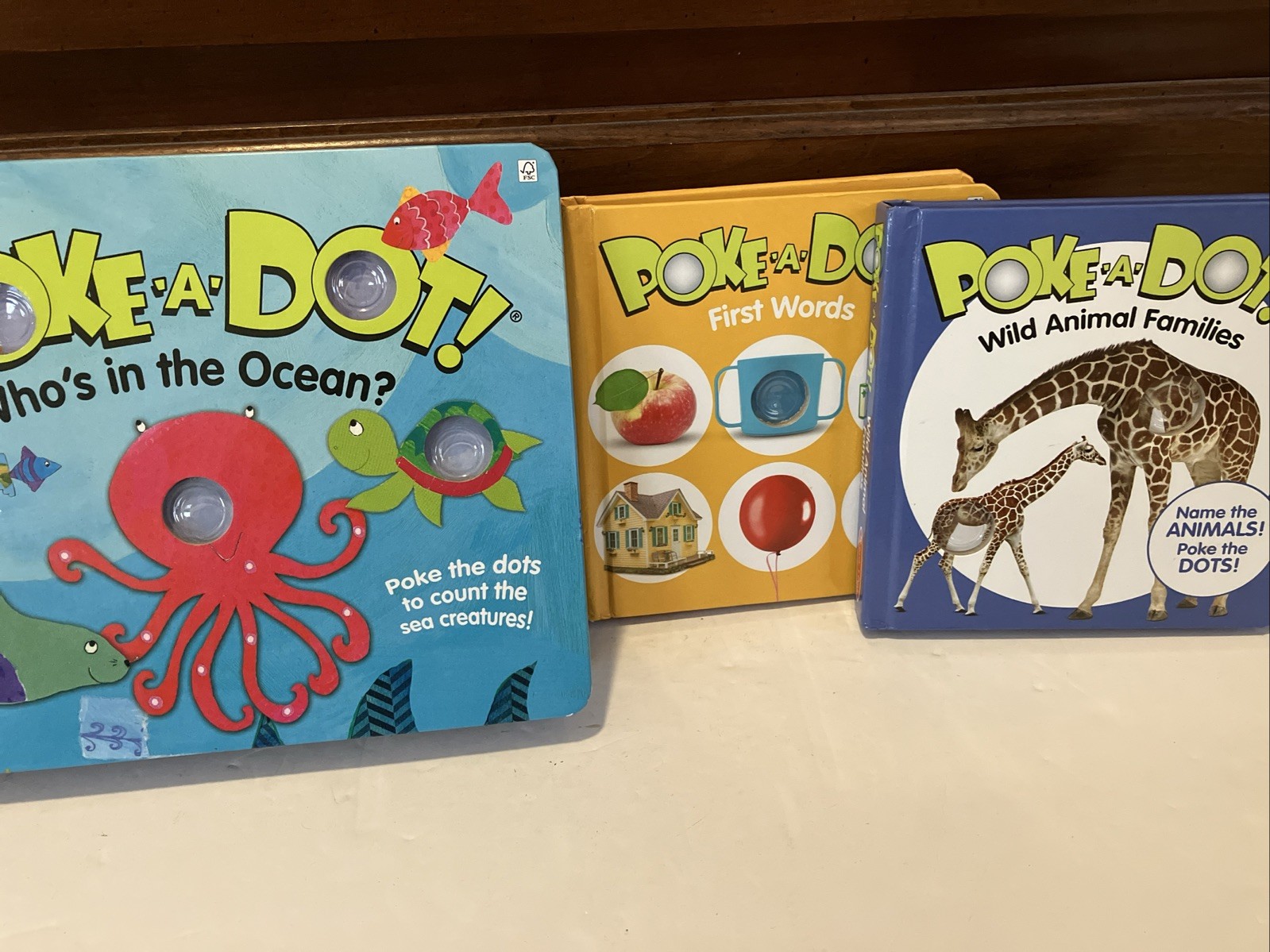 Melissa & Doug Children’s Books– Poke-a-Dot: 3 Books Total