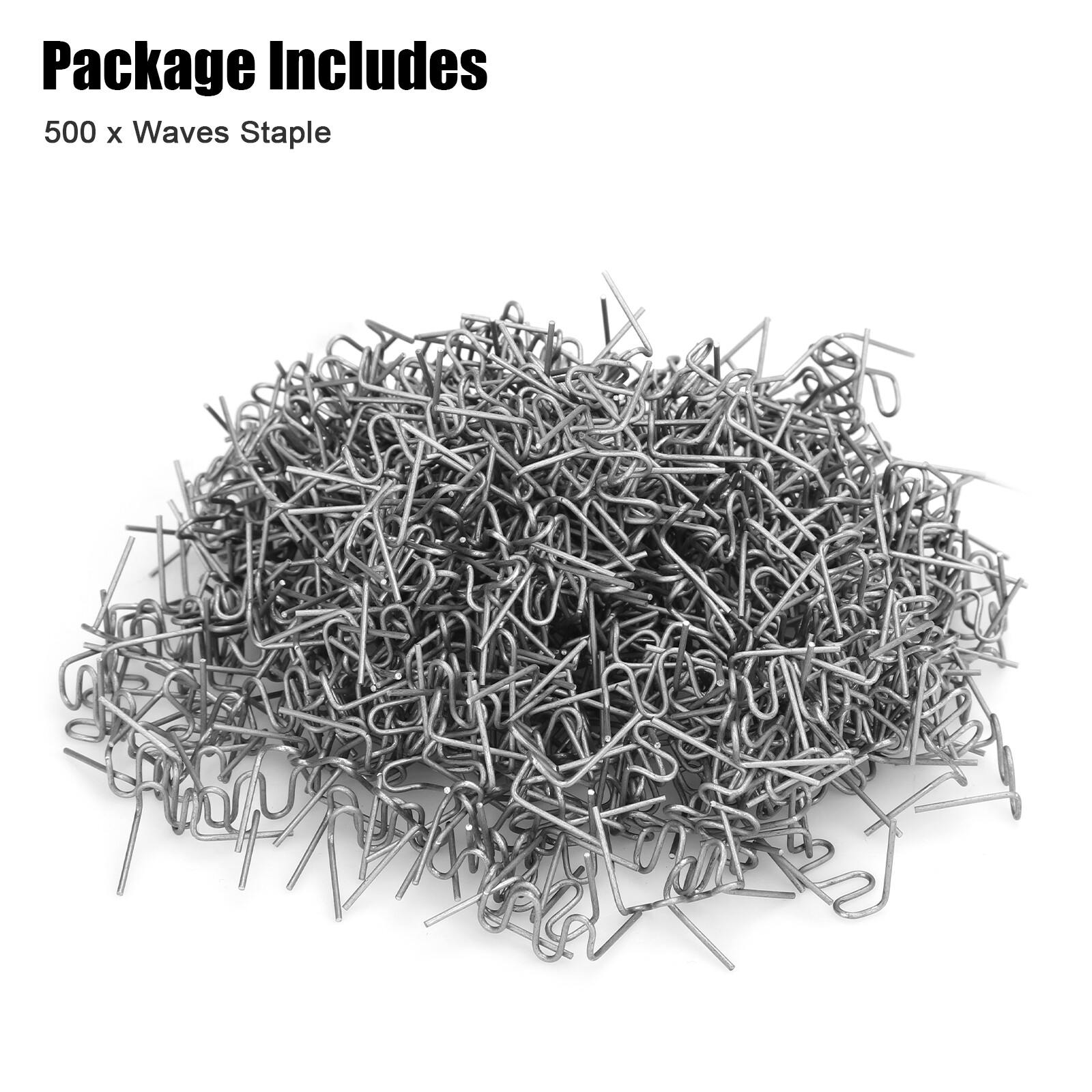 500Pcs Stainless Steel Hot Staples Car Bumper Plastic Welding Repair