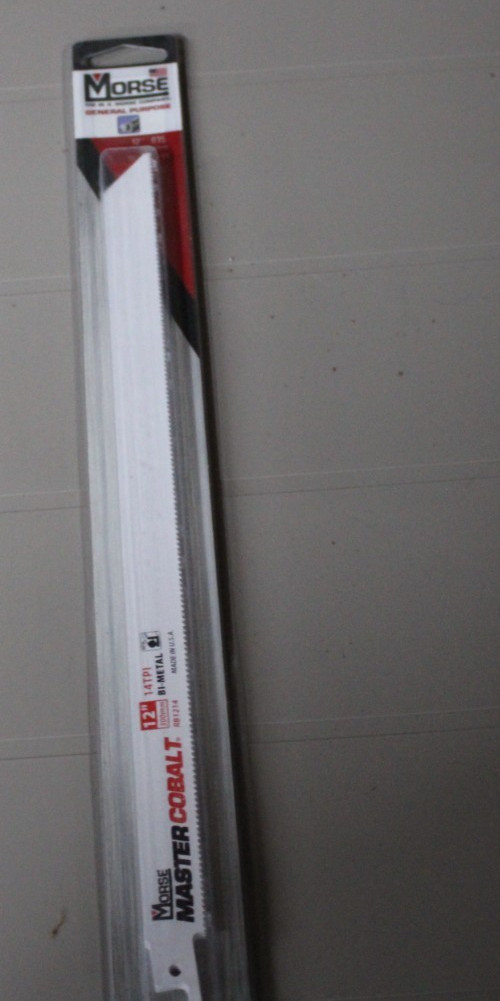 New Morse RB1214T05 12" 14TPI Bi-Metal 5 Pack Reciprocating Saw Blades USA Made