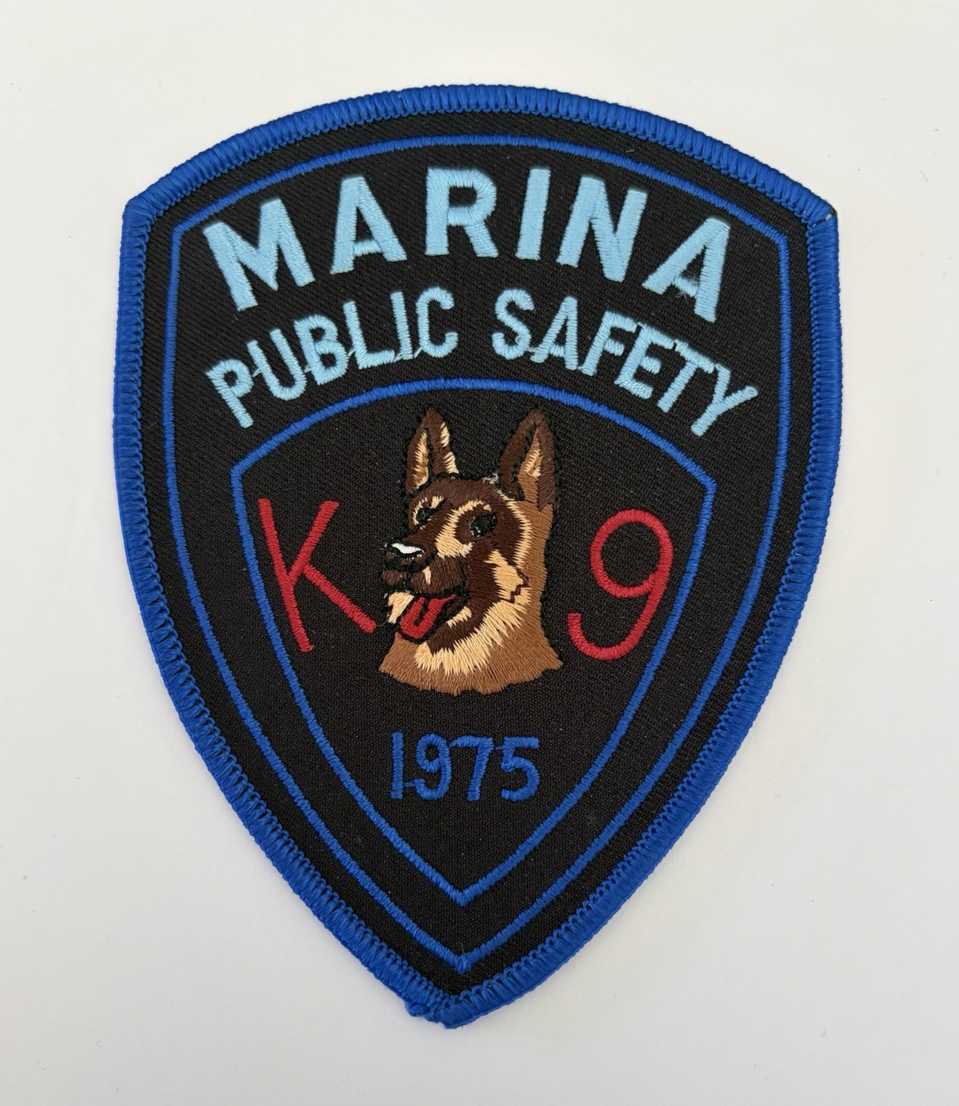 CALIFORNIA MARINA PUBLIC SAFETY K-9 POLICE PATCH MONTEREY COUNTY #D12