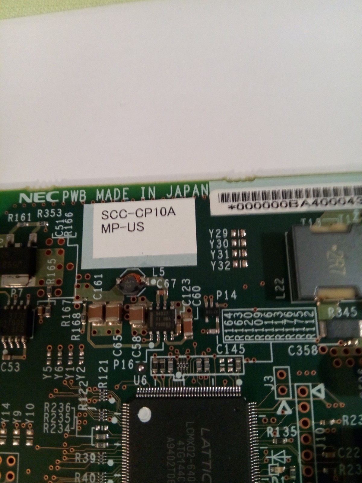 NEC CC-CP10-A WITH GPZ-64IPLD MAIN PROCESSOR BLADE MODULE