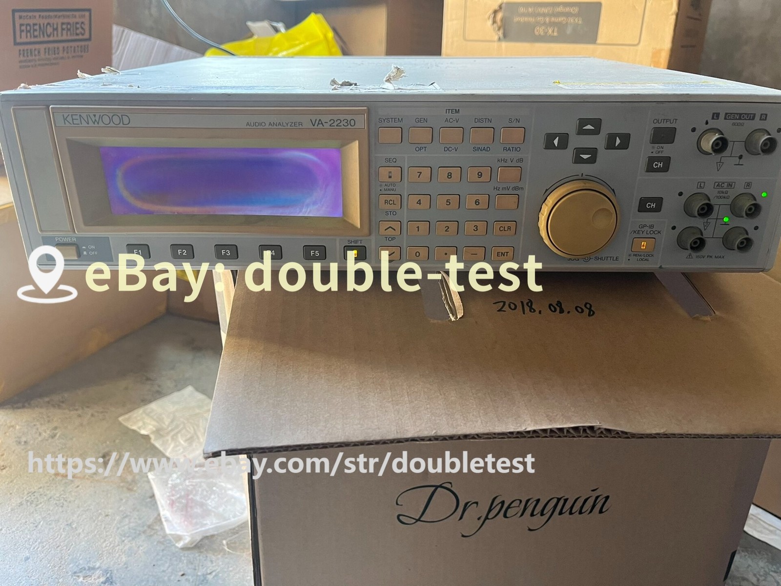 1PCS KENWOOD VA-2230A Audio Analyzer VA2230A Audio Instrument.
