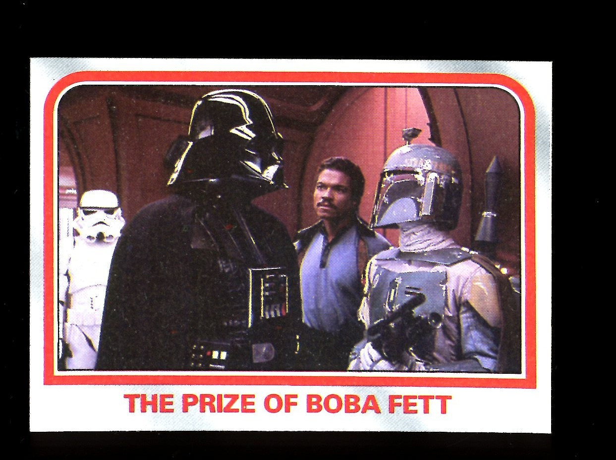 1980 TOPPS STAR WARS THE EMPIRE STRIKES BACK #91 THE PRIZE OF BOBA FETT QTY