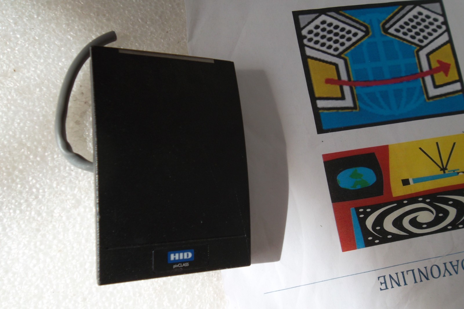 HID 920PHRNEK00004 pivCLASS SE RP40 Access Control Reader RP40EKNR w/BackPlate