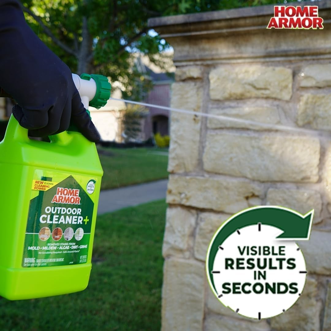 Versatile 64 oz Outdoor Cleaner+ - Quick & Easy Stain Removal For All Surfaces