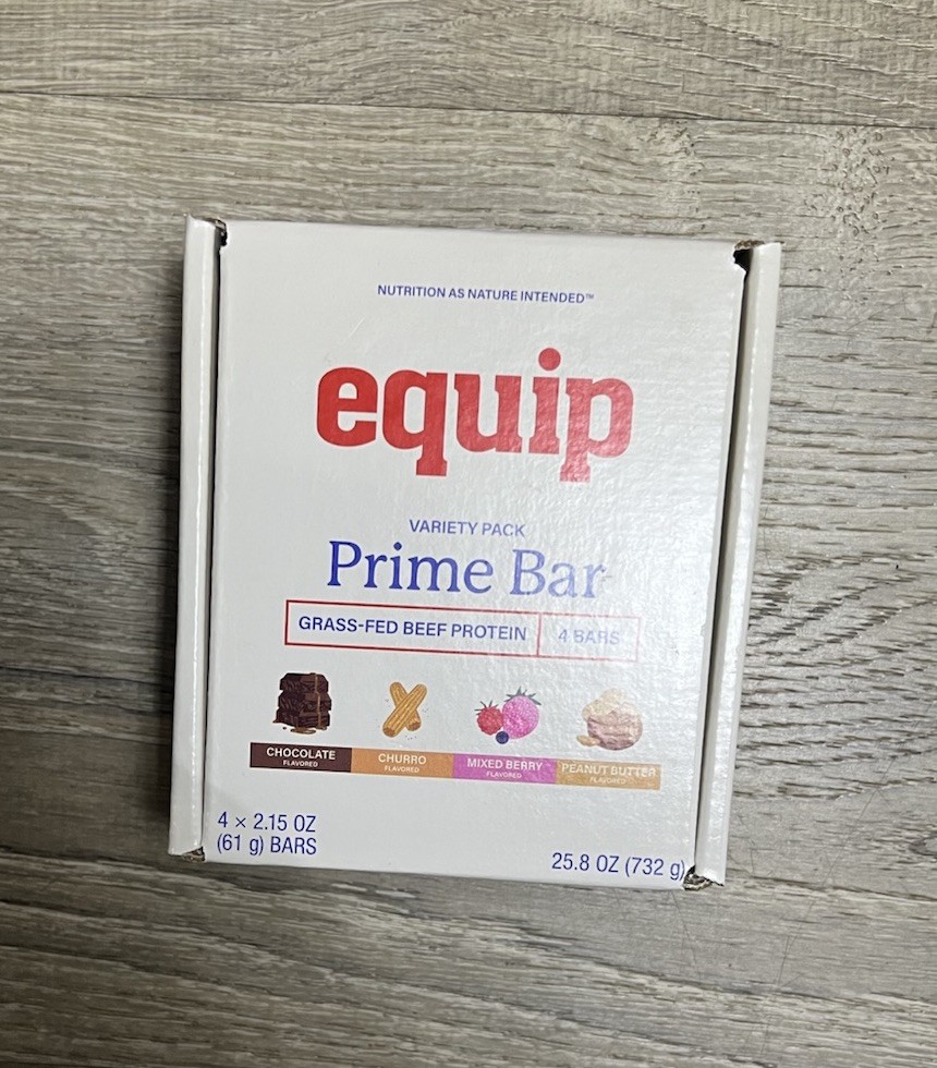 Prime Bar Variety Pack Grass-fed Beef Protein | 4 Flavors | Best By Nov 26