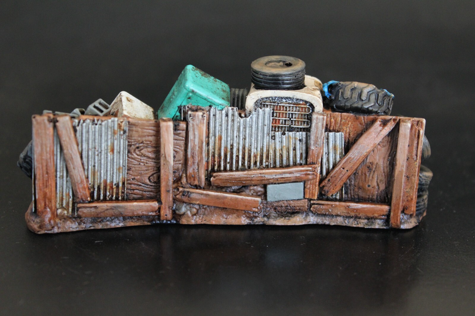 Fallout Wasteland Warfare Painted Barricad Post Apocalyptic Scatter Terrain