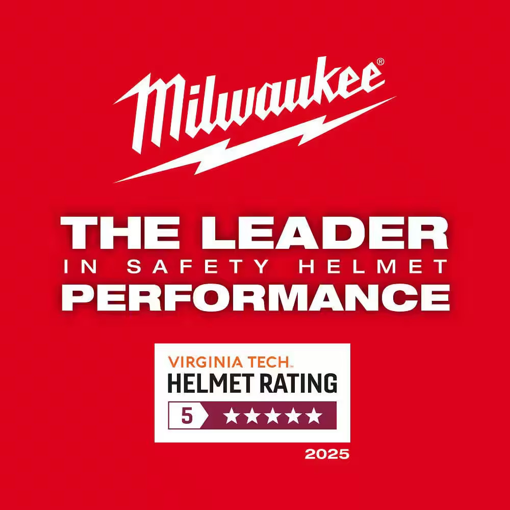 BOLT Red Type 2 Class E Non-Vented Safety Helmet with IMPACT-ARMOR Liner