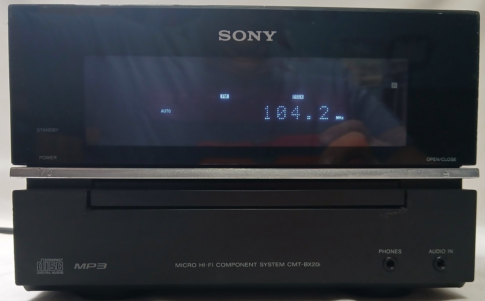 Sony HCD-BX20i Micro Hi-Fi System Receiver w/ Remote Bundle - Tested Works