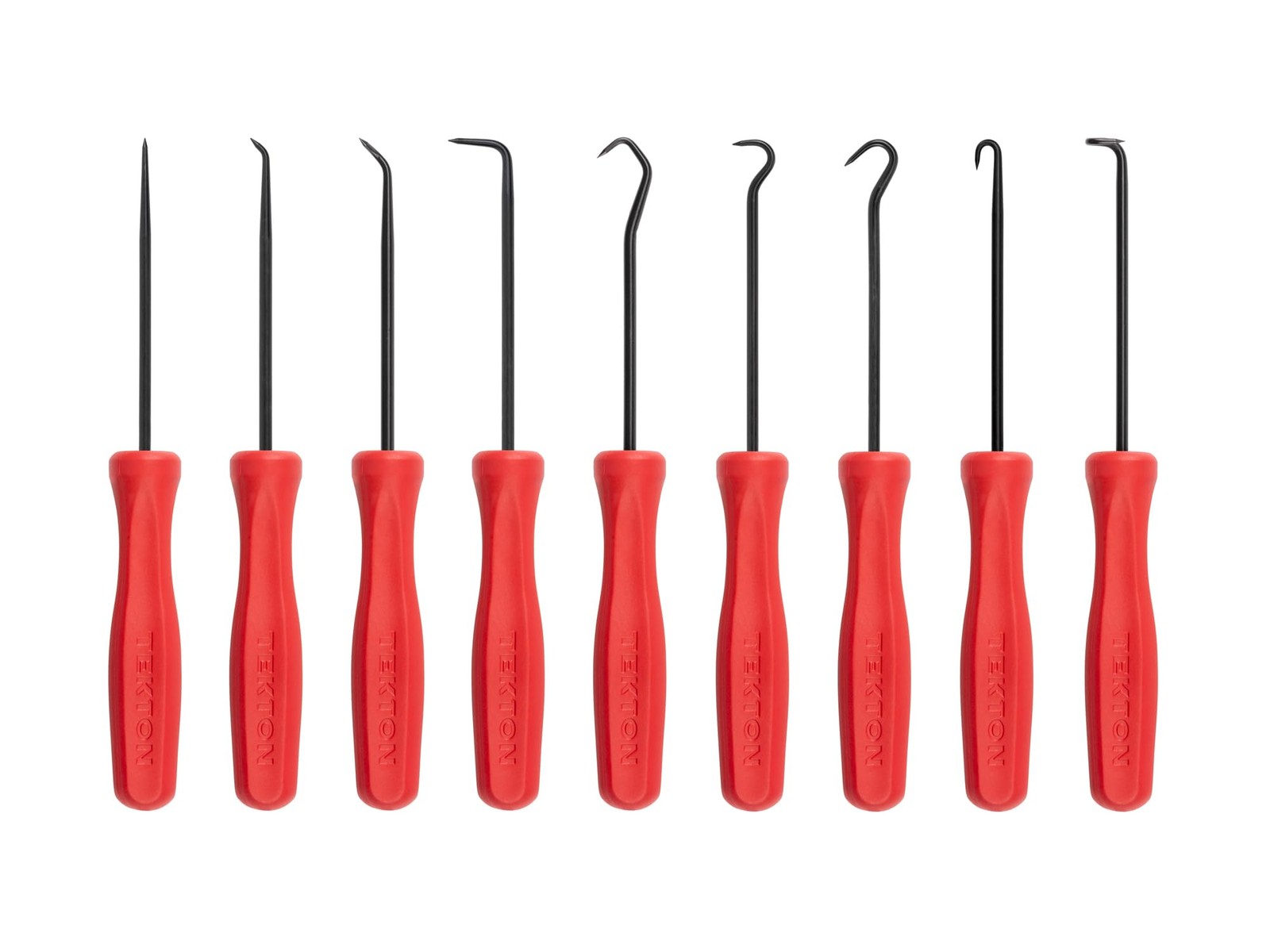 TEKTON Pointed Pick & Hook Set 9-Piece MADE IN USA 100% USA Tool Steel MICHIGAN