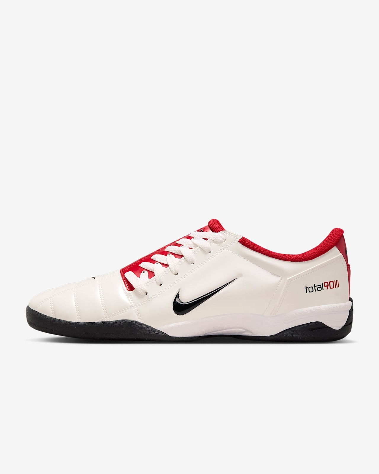 Nike Total 90 SP Mens Indoor Soccer Shoes White Gym Red Black HQ2851-100