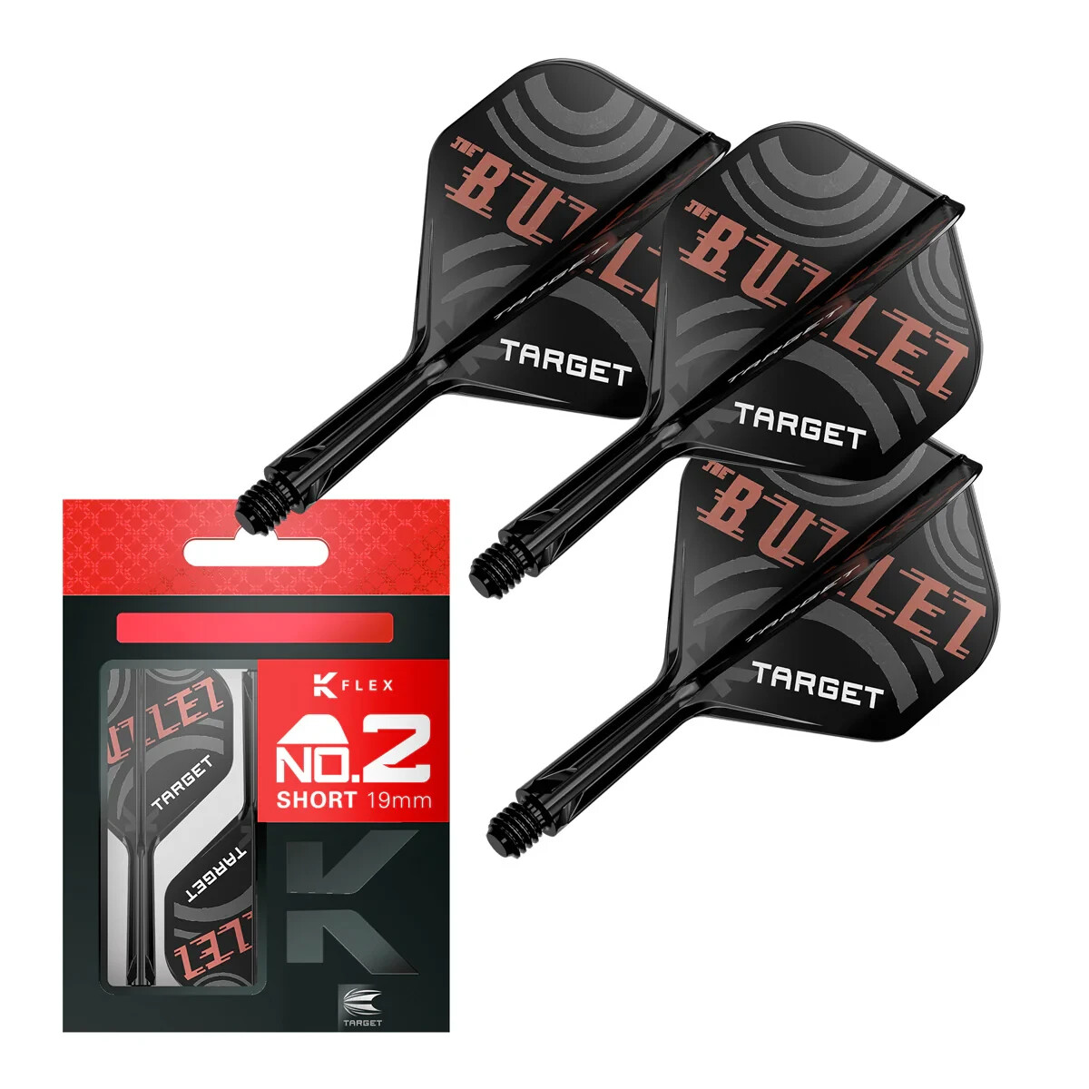 STEPHEN BUNTING   TARGET K-FLEX 1 PIECE SHORT  SHAFT  NO2 FLIGHT