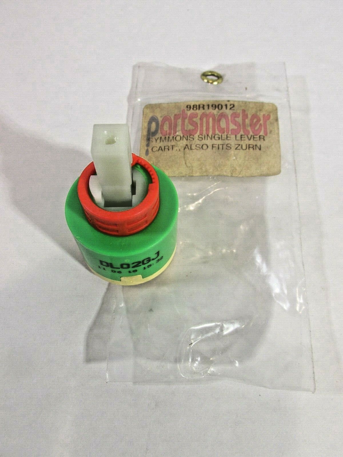 Partsmaster 98R19012 - Symmons or Zurn Single Lever Cartridge