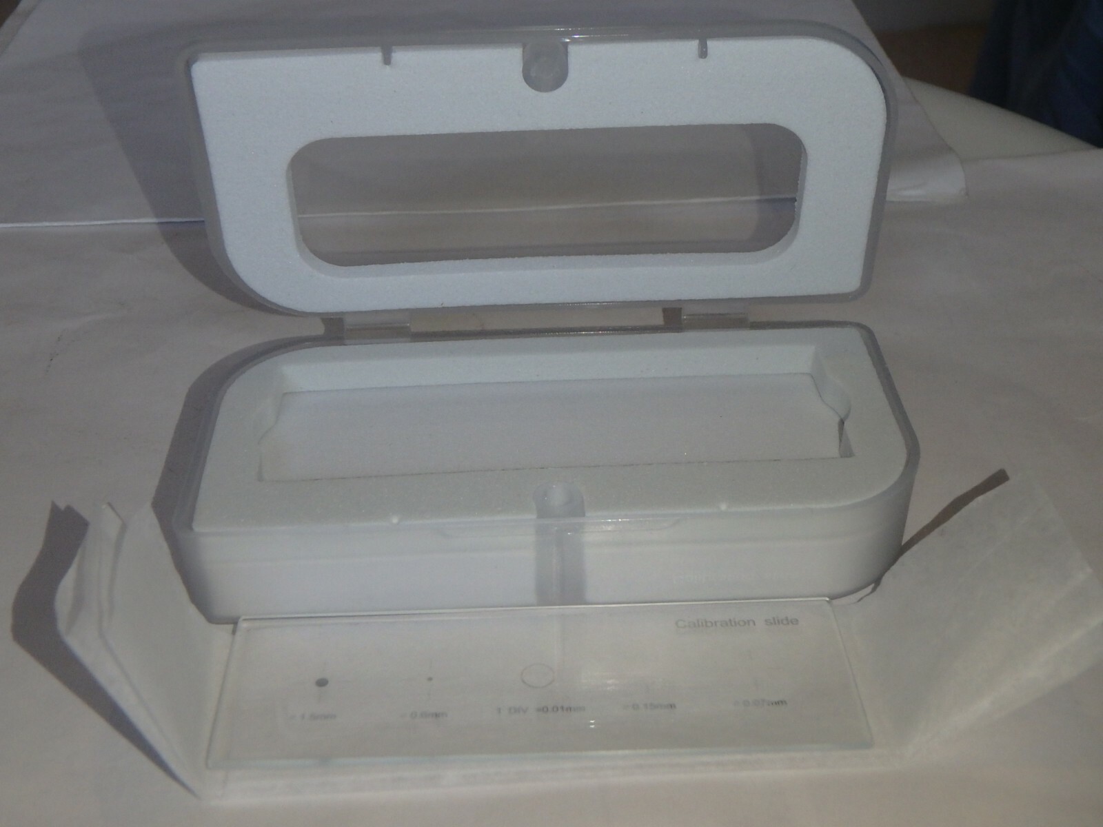 NEW multi-purpose stage/slide graticule(1 inc x 3 in) for microscope Version 1