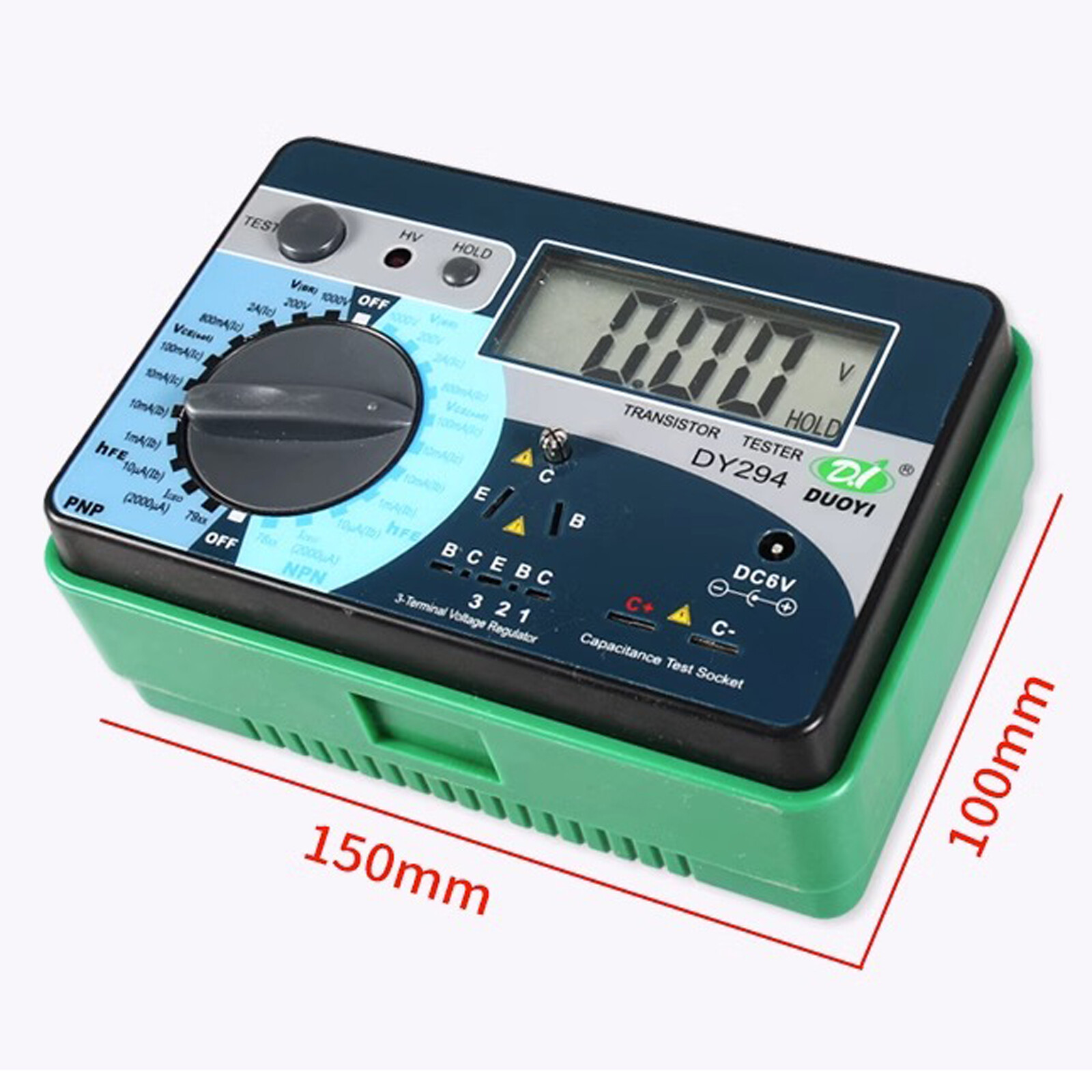 1pc DUOYI DY294 Digital Transistor DC parameter tester