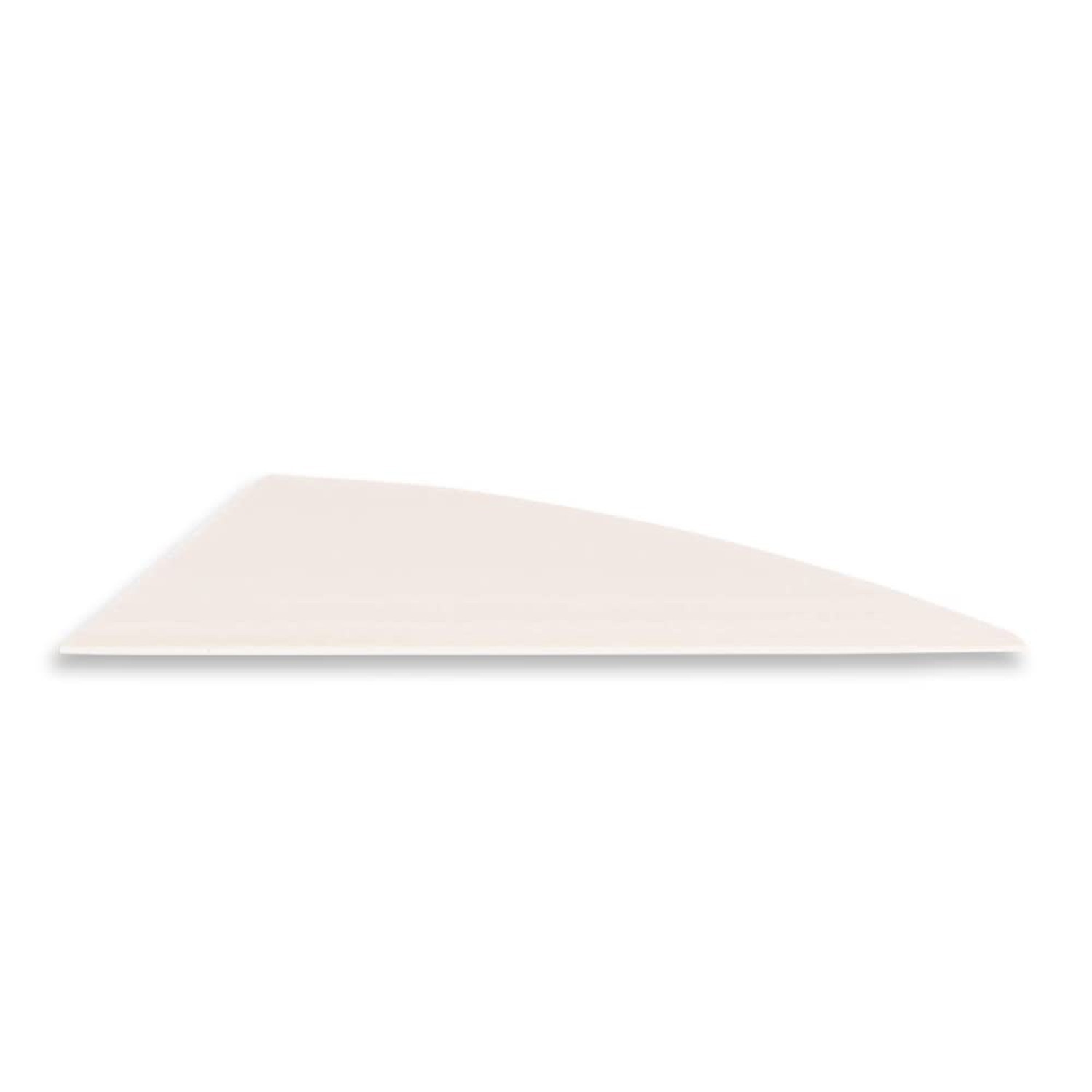 TAC Vanes 2.25" Driver Hybrid Vanes, White Vanes, Pack of 100, Vanes for Arch...