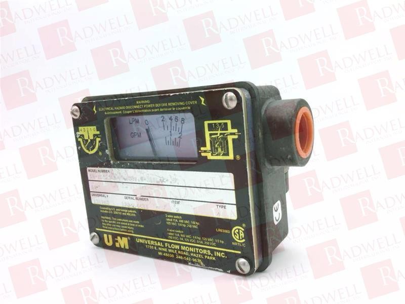 UNIVERSAL FLOW MONITORS SN-ASB2GLM-4-600V.9-A1WL-C-.5D / SNASB2GLM4600V9A1WLC5D
